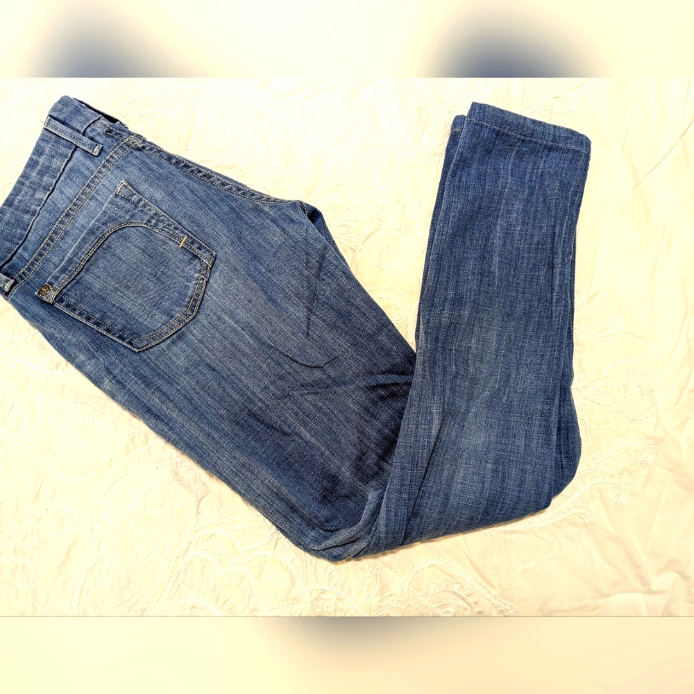 Fidelity Denim Vintage Low Rise Jeans Size 27 please Flare Altered to Skinny